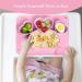 SFCCMM Toddler Baby Plates Silicone Divided Cartoon - Portable Non Slip Suction Toddler Plates for Children Baby and Kids Baby Dinnerware Eating Food Plates (Love Pink) - Buy Online on GoSupps.com