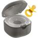 Neamou Stylish Pacifier Container & Clips Box - Universal Portable Gray Storage for Pacifier Accessories - Buy Online on GoSupps.com