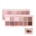 LXZJJM 12 Colors Makeup Nude Colors Eyeshadow Palette Matte Shimmer Glitter Smokey Professional Beauty Kit 0.5oz (02#Sweet)