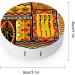 African Art Woman with Pot Historic Elements Round Case For Contact Lens Kit Storage Box with Mirror Printed - Buy Online on GoSupps.com