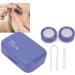 Shop Cersalt Dark Purple Contact Lens Case - Complete Accessories for Safe Storage - Buy Online on GoSupps.com