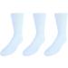 CTM Men's Diabetic Crew Socks - White, One Size | Moisture-Wicking, Non-Binding Fit - Buy Online on GoSupps.com