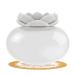YJY Oil Diffuser Essential Oils Cute, Ceramic Humidifiers for Bedroom, Lotus Small USB Aromatherapy Diffuser for Office Baby Home, Auto Shut-Off 7 Colors LED Light(White)