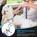 Buy Slowton 2-in-1 Dog Car Seat Belt | Adjustable & Reflective Headrest Retention | Universal Buckle | G.Hellblau - 2PCS - Buy Online on GoSupps.com