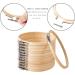 Matchne 8 inch Embroidery Hoop Set - 12PCS | Bamboo Wooden Hoops for Cross Stitch & Needlework Crafts - Buy Online on GoSupps.com