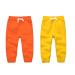 CuteOn Unisex Kids Elastic Waist Cotton Warm Trousers Baby Pants Bottoms 1-5Years 5 Years Orange+yellow