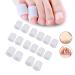 8 Pairs Silicone Toe Cushion Tubes for Pain Relief & Toe Protection - Anggrek Toe Sleeves for Corns, Blisters, Hammer Toe - Men & Women - Buy Online on GoSupps.com