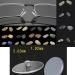 LekLai Eyeglass Nose Pads - 1 Pair Metal Screw-In Nose Pads for Eyeglass Repair | International Shipping Available - Buy Online on GoSupps.com