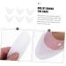 Toe Protector High Heel Pads - Gel Cushion Inserts for Ballet & Dance - 3 Pairs White Shoe Heel Protectors - Buy Online on GoSupps.com