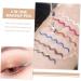 Angoily 6pcs Eyeliner Pen White Liquid Eyeliner Ultra-fine Felt-tip Eyeliner Template Miss Abs Very Fine - Buy Online on GoSupps.com