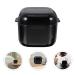 Yardwe Portable Denture Bath Case with Strainer Basket - Travel-friendly False Teeth Holder and Storage Container - Orthodontic Retainer Soak Cup - Black - Buy Online on GoSupps.com