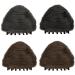 BEALIFE Exquisite Workmanship Cat Ear Claw Clip Hair Extension Increase Hair Volume Fluffy Cow Horn High Temperature Fiber Dark Brown - Buy Online on GoSupps.com