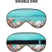 Soft Sleep Mask for Men & Women - Double Side Print Starfish & Shell Blackout Blindfold | Adjustable Retro Wooden Eye Covers for Travel & Home - Buy Online on GoSupps.com