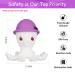 Shop Mombella Octopus Baby Bite Toy - Soft Silicone Teether for 6-18 Months Perfect Gift for Soothing Gums Purple Violet - Buy Online on GoSupps.com