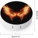 Fire Angle Wings Print Contact Lens Case - Travel Care Box for Lenses | International Shipping Available - Buy Online on GoSupps.com
