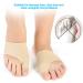 Bunion Corrector Silicone Pads - Foot Guard Relief Kit for Hallux Valgus Pain - Protector Sleeves (Size L) - Buy Online on GoSupps.com