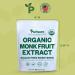 Organic Monk Fruit Extract 125g - Sugar-Free Natural Sweetener | 100% Pure, Paleo & Keto Friendly | Zero Calories & Carbs - PuriSure - Buy Online on GoSupps.com