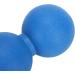 Ververt Touch Peanut Massage Ball Set - 3 Blue Fitness Yoga Balls for Muscle Relaxation & Recovery - Buy Online on GoSupps.com
