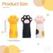 12-Piece Cat Paw Silicone Cuticle Nipper Cover Set | Nail Protector & Manicure Tools | 3 Colors - Buy Online on GoSupps.com