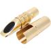 Qyebavge Alto Saxophone Mouthpiece 5C - Gold Brass Mouthpiece with Cap & Ligatures for Professionals & Beginners | International Shipping Available - Buy Online on GoSupps.com