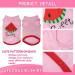 Dog Shirts for Medium Girl Dogs | Pet Clothes for Shih Tzu, Pomeranian, French Bulldog, Dachshund | Cute 4PC Set (Watermelon, Monkey, Princess, Stripe) - Buy Online on GoSupps.com