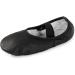 VICVIK Leather Ballet Shoes for Girls - Black, Full Sole Dance Shoes for Toddler/Kids - Buy Online on GoSupps.com