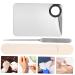 Buy Korean Liquid Foundation Palette Set Portable Makeup Spatula & Tray for Artists | Best Mixing Tool for Flawless Makeup - Buy Online on GoSupps.com