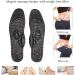 Acupressure Magnetic Shoe Insoles for Foot Pain Relief - Black (Female) - Buy Online on GoSupps.com