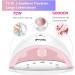 iProda 72W UV/LED Nail Dryer Lamp for Professional Gel Polish - 4 Timers for Manicure/Pedicure - At-Home and Salon Nail Art - Buy Online on GoSupps.com