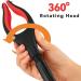 2-Pack 32 inch Grabber Reacher Tool  Foldable Trash Picker Extra Long Handle Reacher with Rotating Jaw Lightweight Picker Upper Grabber for Elderly Claw Pick Up Stick with Strong Magnetic Picker B: 2 Pack Red - Buy Online on GoSupps.com