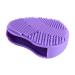 Heart-Shaped Makeup Brush Cleaner - Soft Silicone Scrubber for Effective Brush Washing | International Shipping Available - Buy Online on GoSupps.com