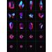 EBANKU Flat Back Nail Art Rhinestone - Professional Fluorescent Purple Nail Jewel for Nail Craft - Buy Online on GoSupps.com