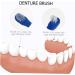 Beavorty Double-Headed Toothbrush Set - 4 Pieces for Denture & False Teeth Cleaning | Best Home Care Tool - Buy Online on GoSupps.com