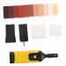 FOMIYES 1 Floor Repair Tools Wood Color Wax Repair Kit Design for Laminate Floor Furniture Gap Repairing Surface Repair Kit Floor Gap Repairing Tool Cabinet Tools Plastic Set Keel