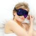 Lightweight Space Galaxy Sleep Eye Mask for Men & Women Adjustable Constellation Eyeshade for Better Sleep | Purple Blue Light Blocking - Buy Online on GoSupps.com