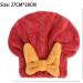 Super Absorbent Microfiber Hair Towel Wrap for Curly & Long Hair Quick Drying Extra Soft 11.02x9.84in Pink Red | Efficient International Shipping - Buy Online on GoSupps.com
