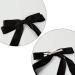 2 Pack Hair Bows for Women Black Bow Hair Clips French Barrette with Long Silky Satin Hair Ribbons for Women Girls(Black) - Buy Online on GoSupps.com