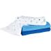 Bornino Basics Mullwindeln 80x80 cm (3-Pack) - Soft Cotton Molton Towels - Ideal Cuddly Cloth & Blanket - Blue/White - Buy Online on GoSupps.com