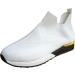 Women s White Plateau Slip-On Running Shoes | Air Pillow Fashion Fitness & Leisure Shoes for Summer Outdoor & Sports Hall | EU Size 38 - Buy Online on GoSupps.com