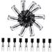 MAGICLULU 100 Pcs Empty Eyelashes Eyelash Tubes Lash Supplies Clear Mascara Miss Acrylic Filling Eyelash Brush Blackx5pcs 5x1.1cmx5pcs - Buy Online on GoSupps.com