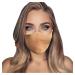 LIEIKIC Women's Elegant Face Mask Washable Cotton Comfortable Breathable Dustproof Mouth and Nose Protection Scarf (D)