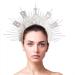 Bubbmi Women Goddess Halo Crown Sunburst Spiked Headband Costume Party Cosplay Wedding Photoshoot Headpiece