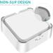 UPSKY 70oz Large Capacity Dog Water Bowl - No Spill Slow Feeder & Travel Dispenser - Grey - Buy Online on GoSupps.com