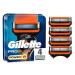 Gillette ProGlide Power razor blades 4 replacement blades for wet razors men with 5-blade old 4 pieces (1 pack)