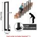 Banister Brackets for Stairs U-Shaped Stair Handrail Side Mount Balustrade Metal Non-Slip Railing Fence Grab Bar Kit - Buy Online on GoSupps.com