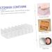 Didiseaon 5 pcs Shadow Rack Practical Cosmetic Air Organizer Organizing Eye Powder Cushion Drawers Plastic 17x8.5cmx5pcs Transparent Colorx5pcs - Buy Online on GoSupps.com