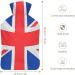 Union Jack Hot Water Bottle with Plush Cover | Hand Warmer for Adults & Children | 26.5x15.3cm - Cozy & Stylish International Shipping - Buy Online on GoSupps.com