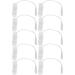 AYNEFY Tens Ear Clips 10pcs Ear Clips For Tens Unit 2.0mm Electrode Lead Wires Plug Ear Clamp Connecting Cable Replacement for TENS Massage Machine - Buy Online on GoSupps.com