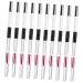 Tubes de Gloss L vres Vides 30 Pi ces 10 Ml Assortiment Argent Rose Noir Tubes en Plastique R utilisables pour Cr ation Maquillage Adapt s Usage Professionnel et Voyage
