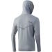 Huk Men's Icon X Hoodie | Gray X-Large | UPF 30+ Sun Protection - Buy Online on GoSupps.com